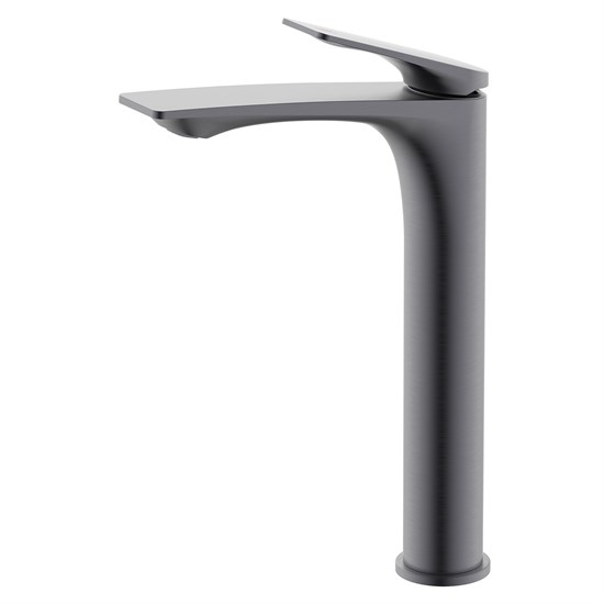 AZARIO Cмеситель для раковины-чаши Lursy высокий, керамический картридж, графит (AZ-K9049GR) AZ-K9049GR
