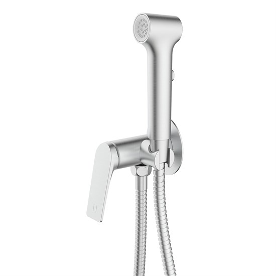 AZARIO Гигиенический душ Lursy со смесителем, скрытый монтаж, шланг 150 см, сатин (AZ-KFX49BN) AZ-KFX49BN