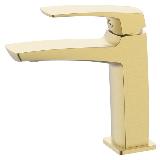 AZARIO Cмеситель для раковины Conda керамический картридж, золото матовое (AZ-K1011MG) AZ-K1011MG