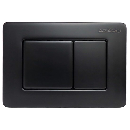 AZARIO Кнопка смыва NEW-TS механическая, двойной смыв, квадратные кнопки, нержавеющая сталь 304, черный (AZ-SS-003-B) AZ-SS-003-B