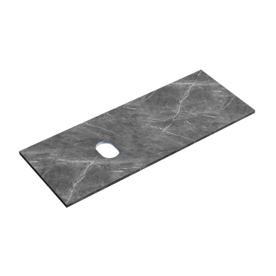 SANCOS Столешница для ванной комнаты 1200х460, цвет black sky, арт. TT120A1L, левая TT120A1L