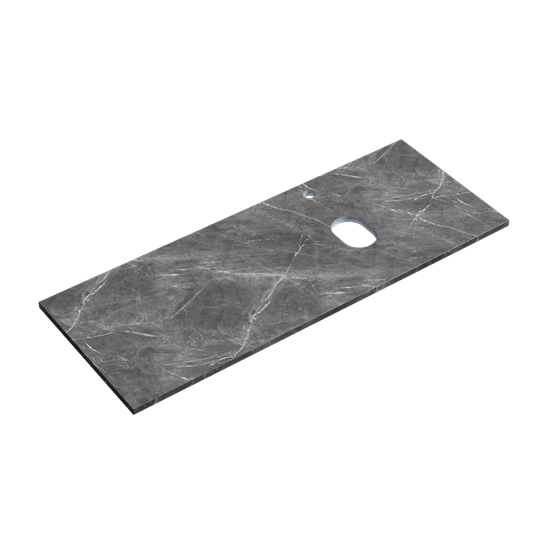 SANCOS Столешница для ванной комнаты 1200х460, цвет black sky, арт. TT120A1XR, правая TT120A1XR