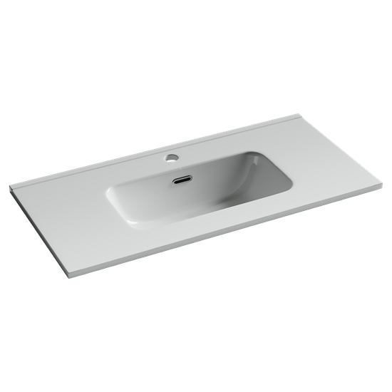 CERAMICA NOVA CN7026 Раковина мебельная накладная Compact 810x395x170, цвет белый CN7026