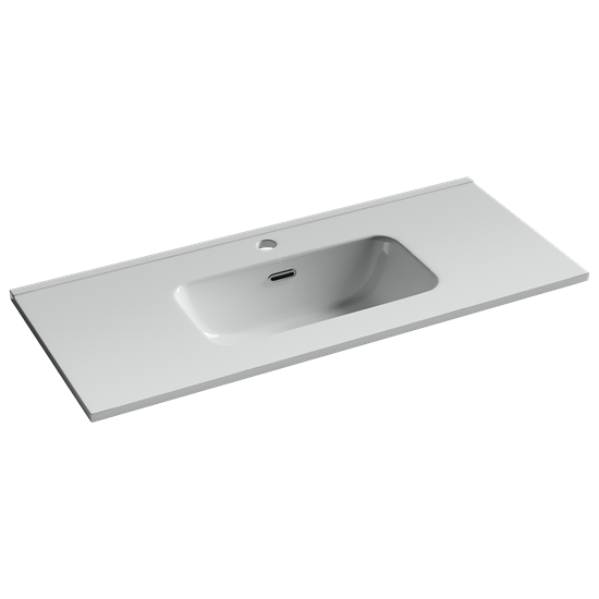 CERAMICA NOVA CN7030 Раковина мебельная накладная Compact 910x395x170, цвет белый CN7030