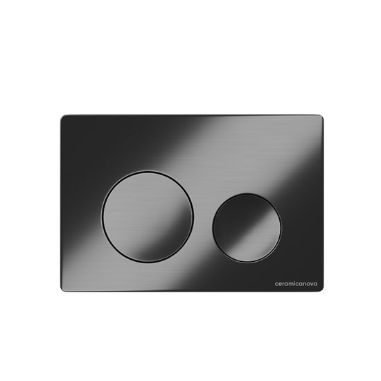 CERAMICA NOVA Кнопка смыва Balance, клавиши Circle, цвет вороненая сталь, арт. CN12-001GG CN12-001GG