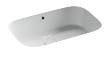 CERAMICA NOVA Раковина встраиваемая снизу Era, c отверстием слива - перелива, 570x395x195 мм, белый, арт.CN15006 CN15006