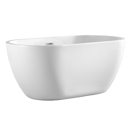 AZARIO Ванна акриловая BLANCA 1500x750x580 отдельностоящая, в комплекте с сифоном и металлической рамой, цвет белый (AZ-6602-15075) AZ-6602-15075