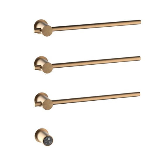 TIMO Полотенцесушитель электрический, встроенный Saona розовое золото (030/19SM) 030/19SM