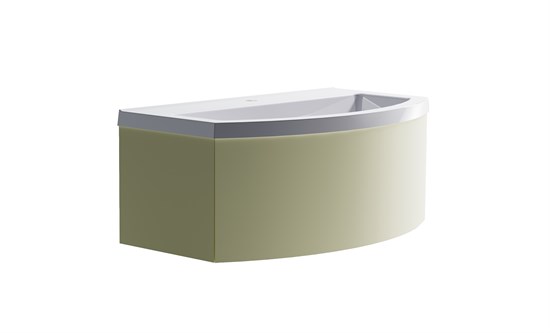 ASTRA-FORM Нижний шкаф Венеция2.0  80 с 1 ящиком  бежевый (RAL1013 матовый) + Раковина "Венеция 80" 3100003ral1013+04010022