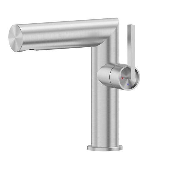 ABBER Смеситель Perfekte 316 AF8A10BST для раковины, сталь брашированная AF8A10BST