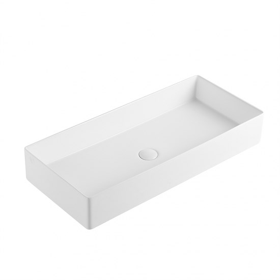 ABBER Раковина накладная  Rechteck AC2219 белая AC2219