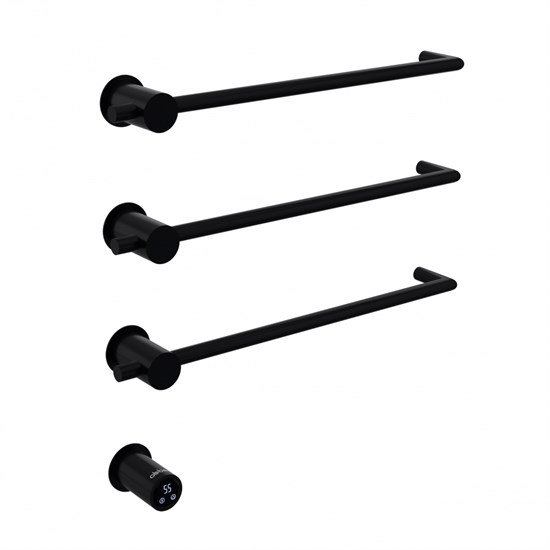 ABBER Полотенцесушитель электрический  Charme AH4003MB черный матовый AH4003MB