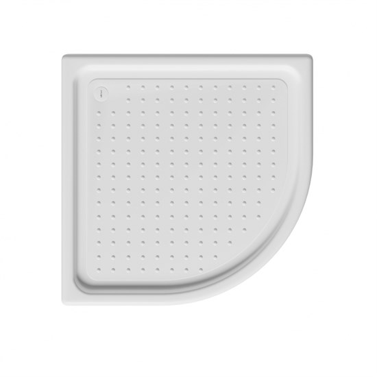 ABBER Душевой поддон AD3A080 80х80 четверть круга, акриловый, белый AD3A080