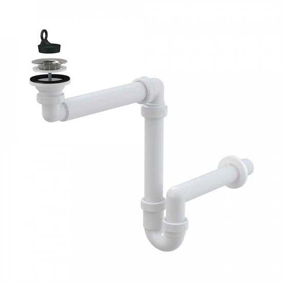 AQUATON Сифон для раковины местосберегающий ZRU9307585 ZRU9307585