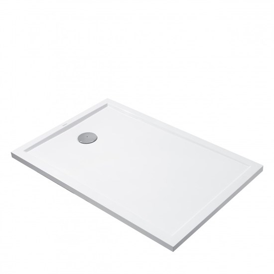 AQUATON Душевой поддон из литьевого мрамора Калифорния М 120х80 прямоугольный белый 1A737636CA010 1A737636CA010