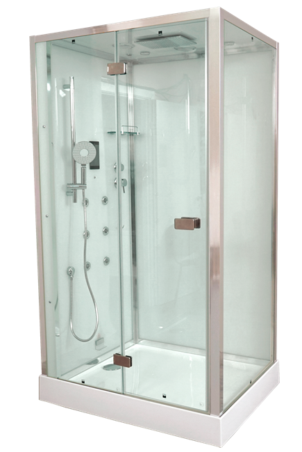 TIMO Premium PURO душевая кабина (90*120*220), шт, стульчик прозрачный H-511R-T-CH/C