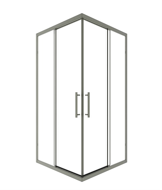 TIMO Душевой угол TKSS-90/13C-8, раздвиж 900*900*2000, проф никель, стекло проз 8 мм T36