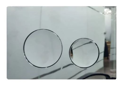 AZUMA Ronda Кнопка смыва AZU003.02 хром, пластик AZU003.02