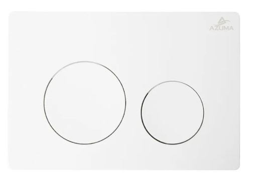AZUMA Ronda Кнопка смыва для инсталляции AZU003.16 белая матовая, пластик AZU003.16