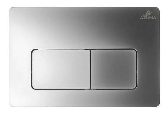 AZUMA Сuadro Кнопка смыва AZU007.02 хром, пластик AZU007.02