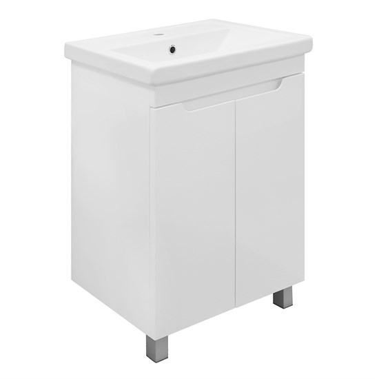 AZARIO Комплект Тумба KANTRI 60Н напольная с раковиной Фостер 60 (CS00097249) CS00097249