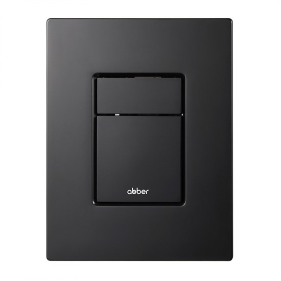 ABBER Кнопка смыва AC0123MB пневматическая, черная матовая AC0123MB