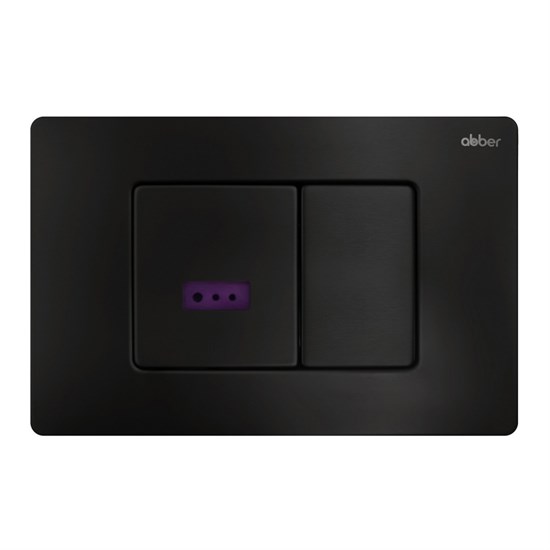 ABBER Кнопка смыва сенсорная AC0122SMB черная матовая AC0122SMB