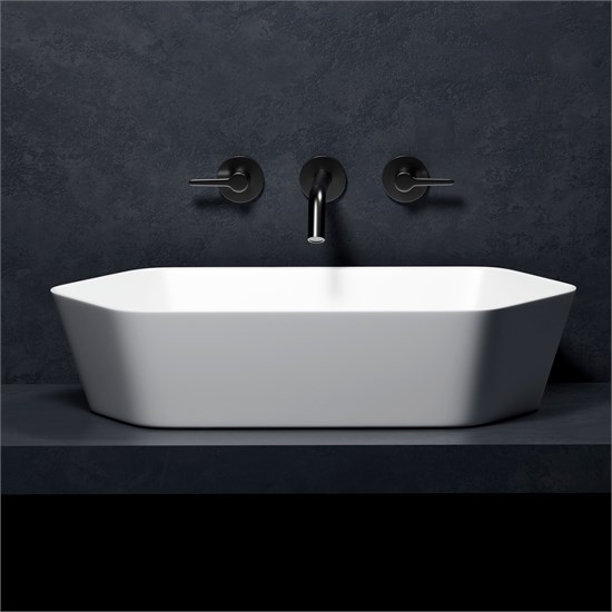 ABBER Раковина накладная Rechteck AC2223 белая AC2223