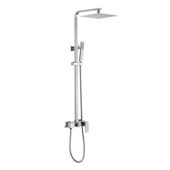 ABBER Душевая стойка Daheim AF8220SPL без излива, сатин AF8220SPL