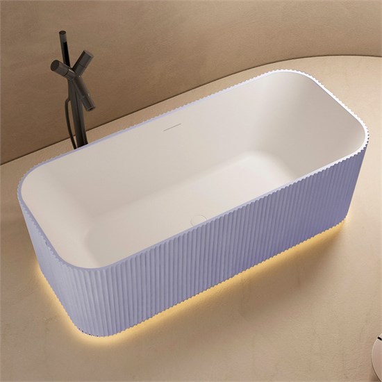 ABBER Ванна из искусственного камня Stein AS9663Violett фиолетовая AS9663Violett