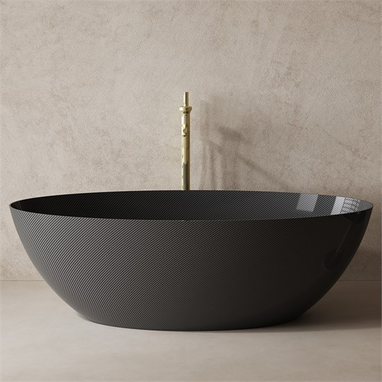 ABBER Карбоновая ванна Karbon AK9002-1.8 черная AK9002-1.8