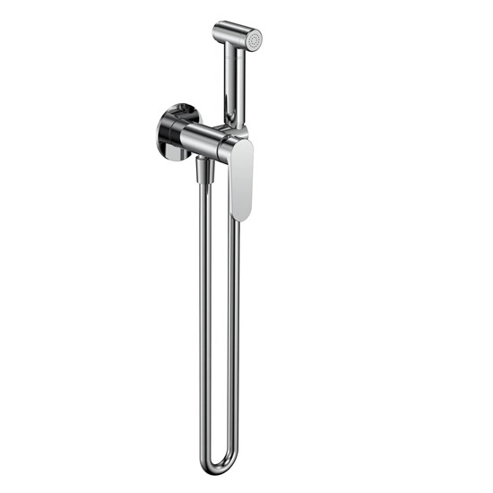 AQUAme AQM6917CR Novara Готовый комплект гиг. душа (скрытый монтаж, латунная лейка), цвет хром AQM6917CR