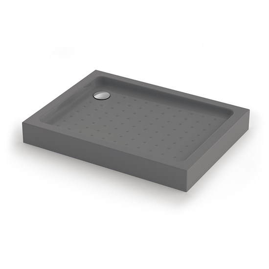 VECONI Душевой поддон прямоугольный Tezeo Acrylic TZ-54GR, 1200x900x150, акрил, серый TZ54GR-12090-C5