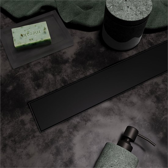 VECONI Душевой лоток Stesso Black 500 VS500B