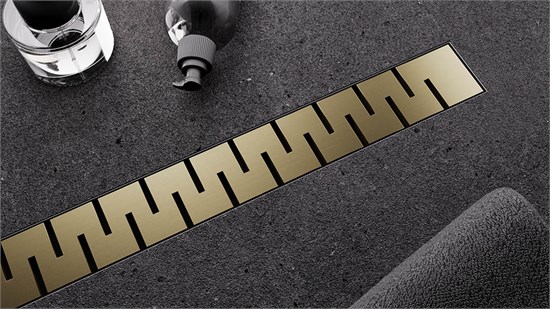 VECONI Душевой лоток Stesso Line Gold 600 VSL600G