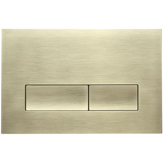 VECONI Кнопка смыва FLUSH V1, FLV1-G, 240х162х9, пластик, золото брашинг FLV1-G