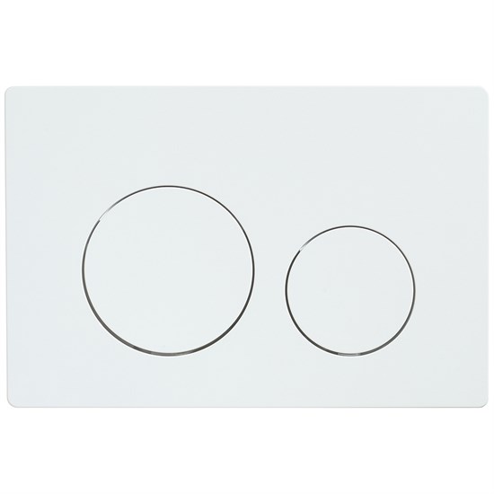 VECONI Кнопка смыва FLUSH V2, FLV2-W, 240х162х10, пластик, белый глянец FLV2-W