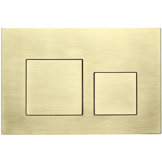 VECONI Кнопка смыва FLUSH V4, FLV4-G, 240х162х10, пластик, золото брашинг FLV4-G