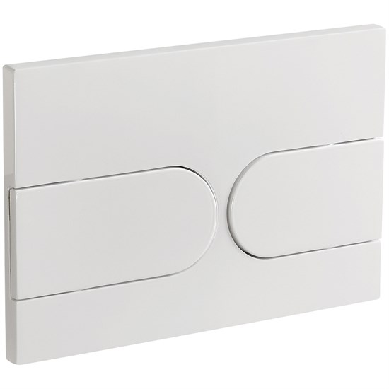 VECONI Кнопка смыва FLUSH V6, FLV6-W, 240х162х10, пластик, белый глянец FLV6-W
