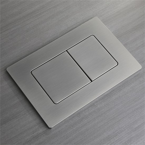 VECONI Кнопка смыва FLUSH V8, FLV8-GM, 240х162х7, пластик, оружейная сталь матовая FLV8-GM