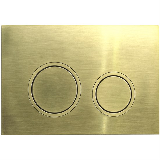 VECONI Кнопка смыва FLUSH V11, FLV11-G, 240х162х7, пластик, золото брашинг
кайма - золото брашинг FLV11-G