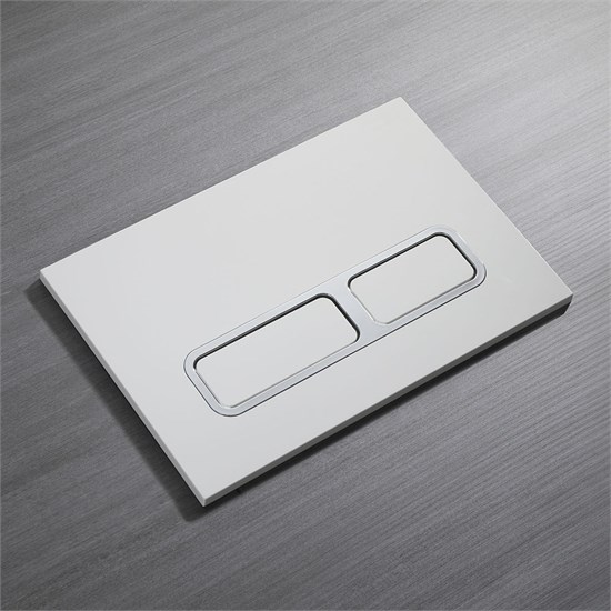 VECONI Кнопка смыва FLUSH V13, FLV13-WC, 240х162х7, пластик, белый глянец
кайма - хром глянец FLV13-WC