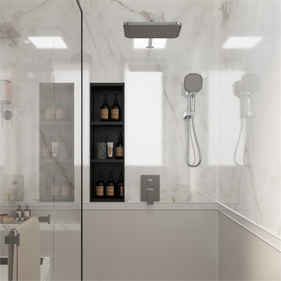 VECONI Встраиваемая душевая система AVELLA, Хром глянец AV-410-C-C4