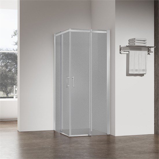 VECONI Душевой угол прямоугольный, двери раздвижные Rovigo RV-50CH-L, 1200x900x1950, хром, стекло pear RV50CH-L-12090-02-C8