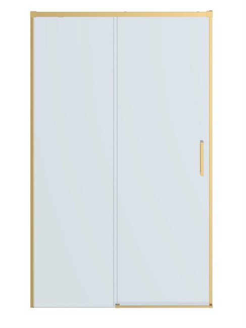 CEZARES Plane Душевая дверь в нишу раздвижная профиль - брашированное золото / стекло - прозрачное, ширина 150 см PLANE-BF-1-150-C-BORO