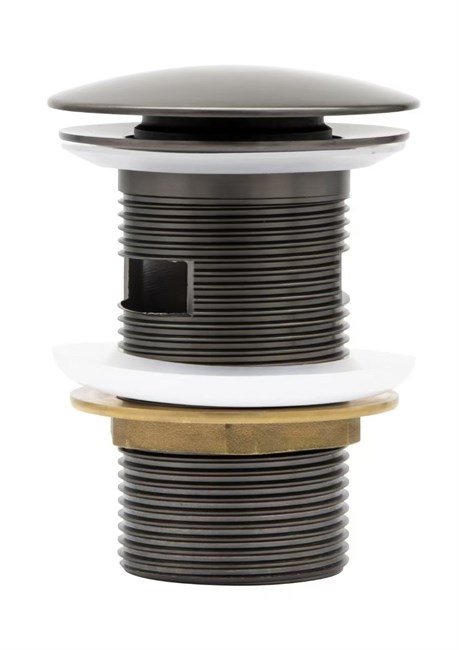 CEZARES Czr CZR-SAT-GM Донный клапан с системой "Клик-клак" с переливом, оружейная сталь CZR-SAT-GM