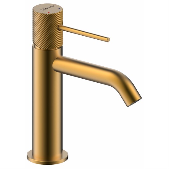 LEMARK Смеситель Karelia LMF-2012S-BRG для раковины, брашированное золото LMF-2012S-BRG