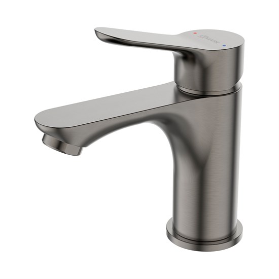 LEMARK Смеситель Siberia LMF-7012B-GM для раковины, графит LMF-7012B-GM