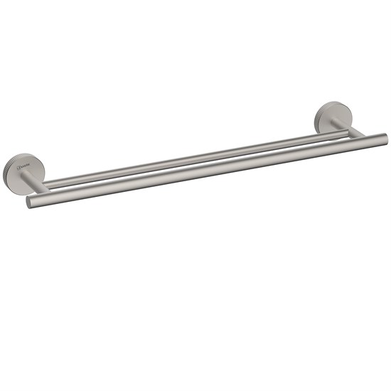 LEMARK Полотенцедержатель BELUGA настенный, сталь, брашированный никель LMA-8013S1-BN