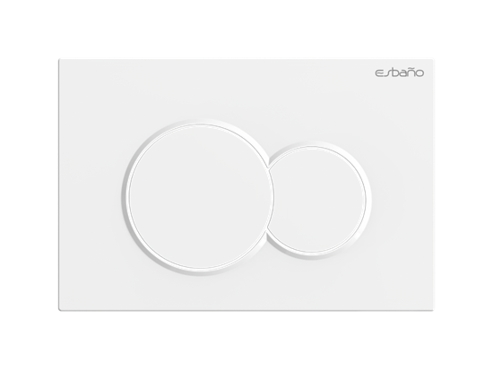 ESBANO Клавиша слива, белый ESINSKS50GW